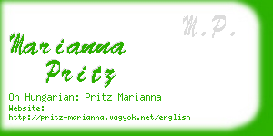 marianna pritz business card